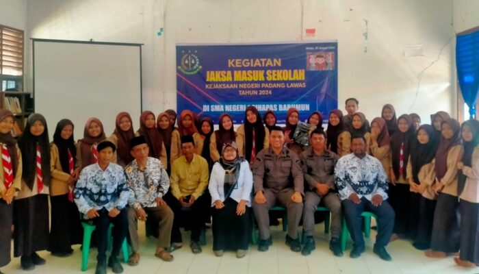 Kejari Palas, JMS Di SMAN Sihapas Ajak Pelajar Tidak Dekati Narkoba