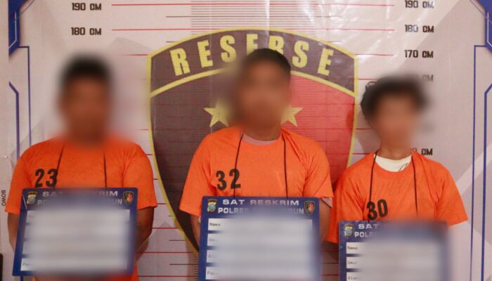 Jatanras Polres Simalungun Tangkap 3 Residivis Sindikat Pencuri Spesialis Congkel Rumah