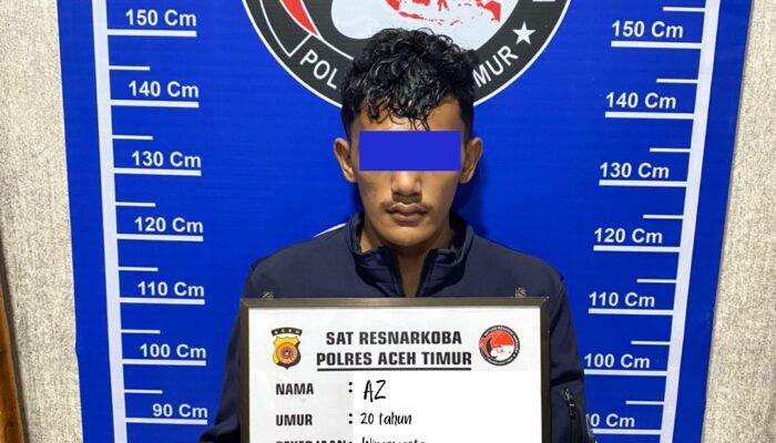 Di Aceh Timur, Agen Sabu Diringkus