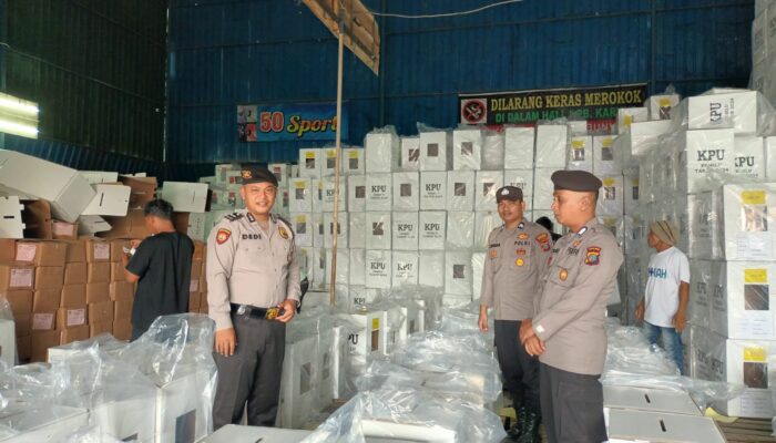Polres Batubara Amankan Kantor KPU