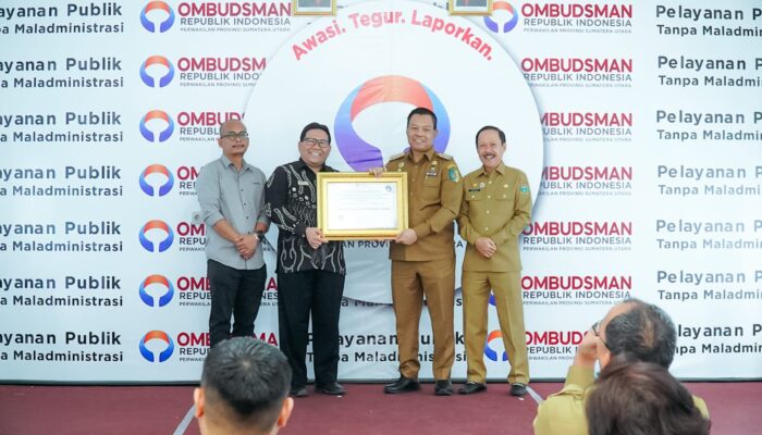 Batubara Peringkat 3 Penilaian Kepatuhan Penyelenggaraan Pelayanan Publik Se-Sumut