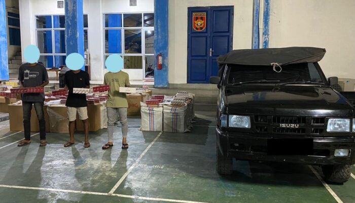 BC Langsa Gagalkan Peredaran Rokok Ilegal Di Aceh Timur