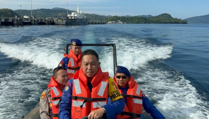 Kapolres Patroli Laut Bersama Di Wilayah Perairan Teluk Sabang