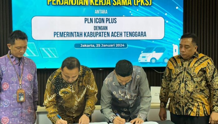 Pemkab Agara Tandatangani Perjanjian Kerjasama Dengan PT PLN Icon Plus