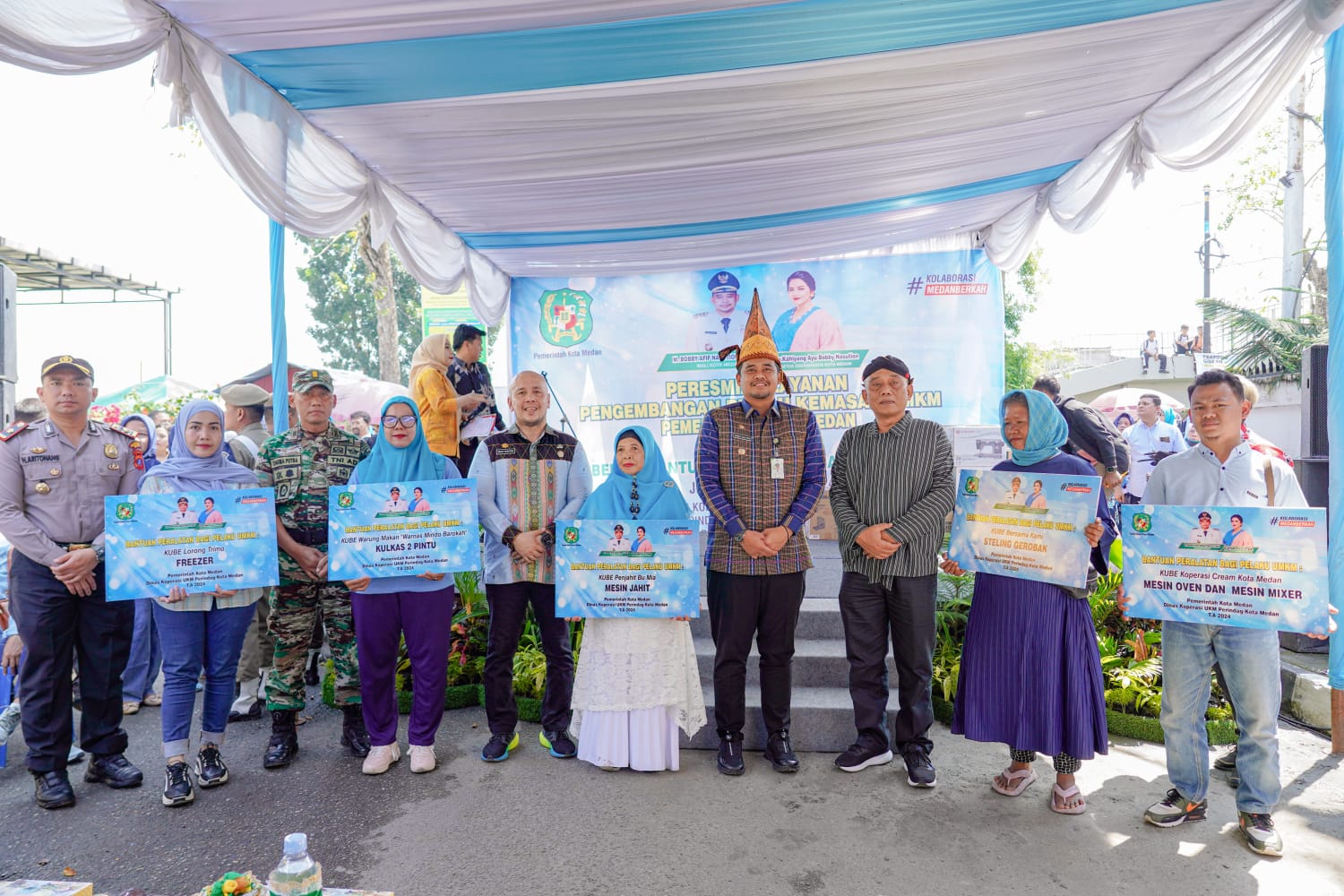 Resmikan Rumah Kemasan, Bobby Nasution: Semoga UMKM Naik Kelas Dan Tingkatkan Daya Saing Produk