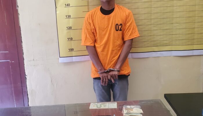 Saat Merekap, Penulis Judi Togel Ditangkap Polisi