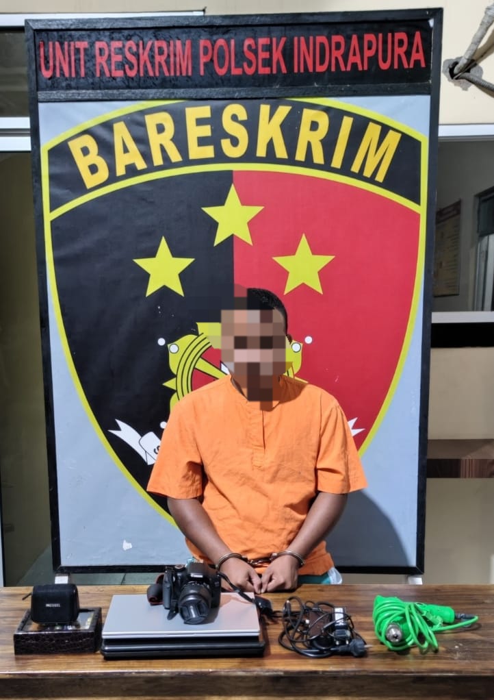 Pencuri Rumah Kosong Dibekuk, BB Senilai Rp20 Juta Diamankan