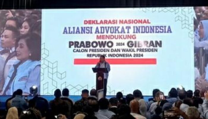 Ribuan Advokat Deklarasi Dukung Prabowo – Gibran, Otto Hasibuan: Semua Atas Inisiatif Sendiri