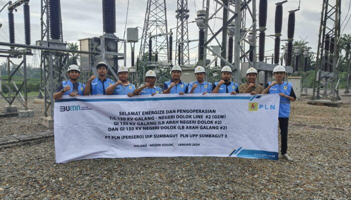 SUTT 150 kV Galang – Negeri Dolok Sirkit 2 Resmi Energize, Kelistrikan 2 Kabupaten Semakin Andal