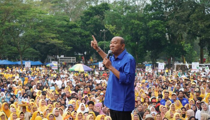 TKN Gelar Kampanye Akbar Prabowo-Gibran Di Stabat