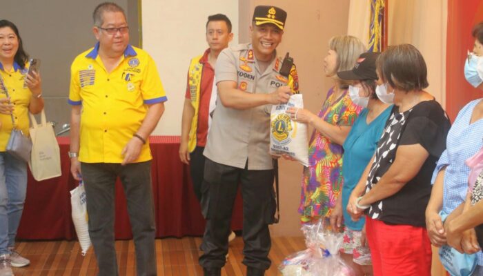 Kapolres P. Siantar Berterimakasih Adanya Bakti Sosial Sambut Imlek