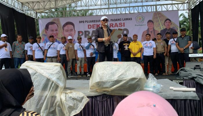 Pujakesuma Palas Deklarasi Dukung Pasangan Prabowo-Gibran