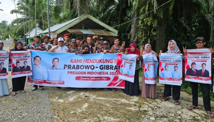 Laskar Merah Putih Aceh Tamiang Deklarasi Dukung Prabowo-Gibran