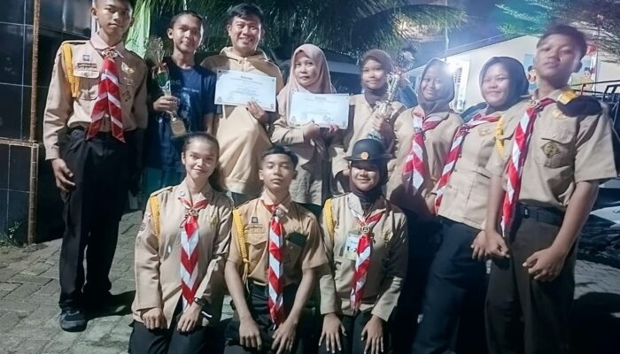 Pelajar SMKN 2 Sei Rampah Raih Prestasi Kepramukaan