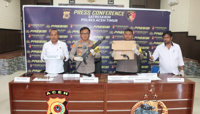 Jelang Pemilu, Dua Pucuk Senpi Disita