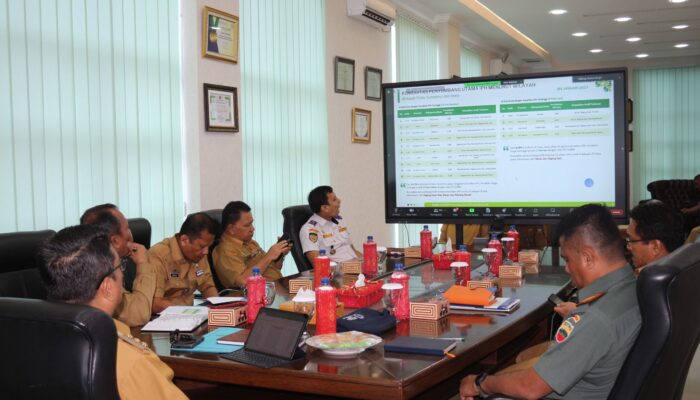 Pj Wali Kota Tebing Tinggi Ikuti Rakor Pengendalian Inflasi