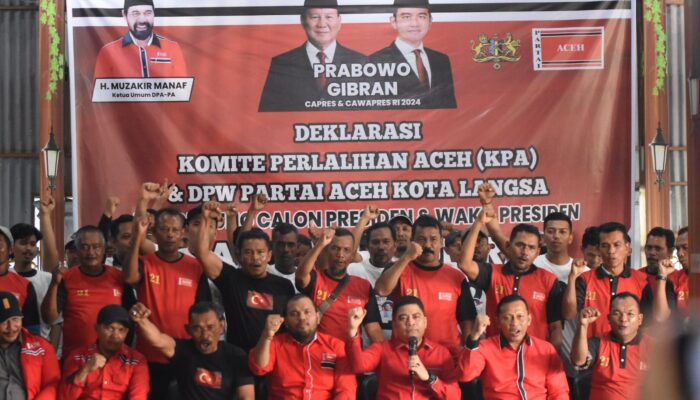 KPA Dan PA Wilayah Langsa Deklarasi Dukungan Prabowo-Gibran
