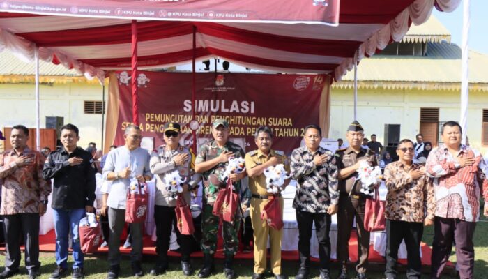 Simulasi Pemungutan Dan Penghitungan Suara Pemilu Tahun 2024