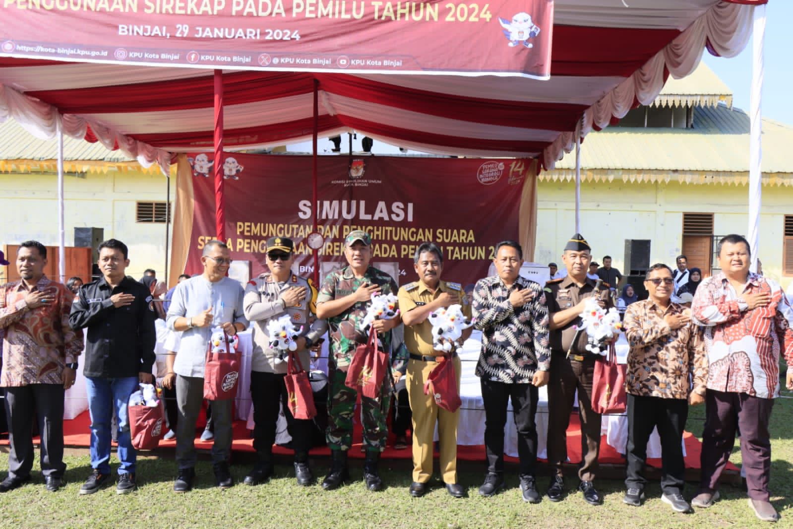 Simulasi Pemungutan Dan Penghitungan Suara Pemilu Tahun 2024