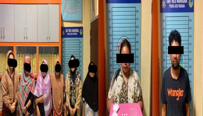 7 Wanita, 2 Pria Diduga Terlibat Kasus Narkotika Diamankan