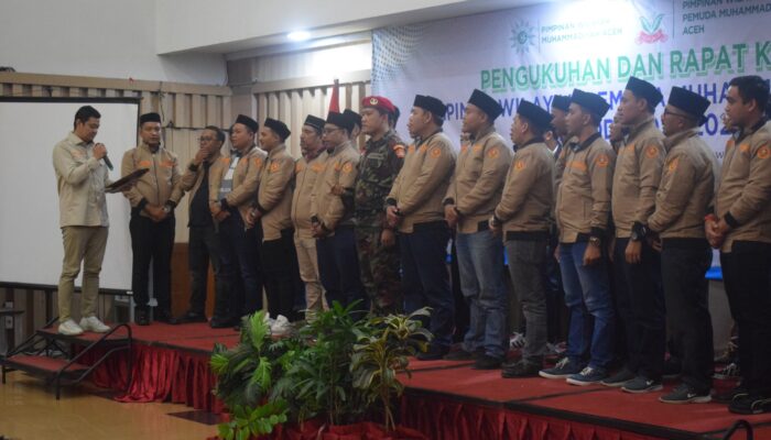 Pengurus PW Pemuda Muhammadiyah Aceh 2023-2027 Resmi Dikukuhkan