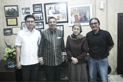 Maju Caleg, Tengku Erry Dan Tengku Ryan Silaturrahmi Ke Waspada