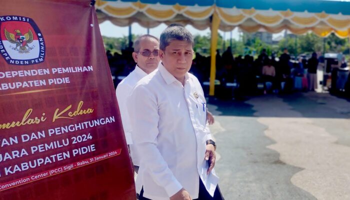 Kapolres Pidie Ingatkan KPPS Larang Bawa HP Atau Kamera Ke Bilik Suara