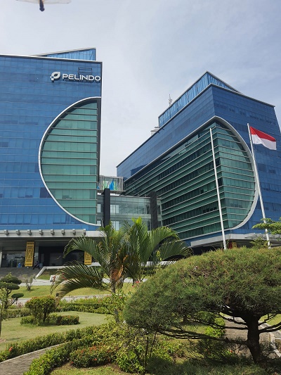 GEDUNG PT Pelindo Belawan. Waspada/Andi Aria Tirtayasa