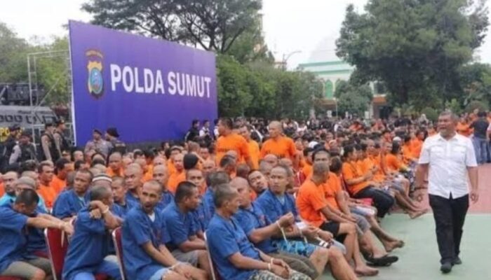 Selama 4 Bulan Polda Sumut Ungkap 2.071 Kasus Narkoba