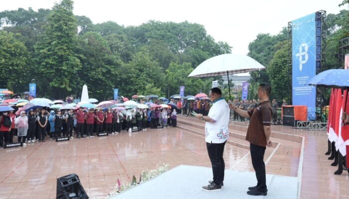 Pimpin Apel HAB ke-78, Menag Yaqut Ingatkan ASN Kemenag Melayani dengan Hati