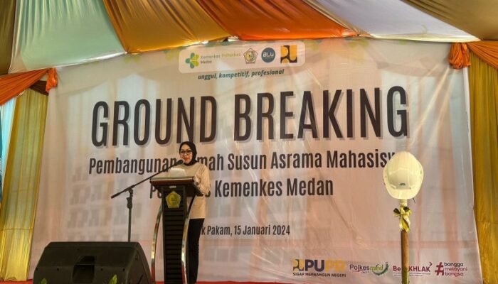 Rusunawa Dihadirkan Guna Bagun Karakter Mahasiswa Gizi Poltekkes Medan