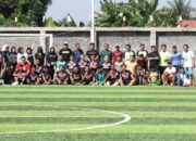 BRI BO Medan Thamrin Gelar Olahraga Bersama PT Terminal Peti Kemas