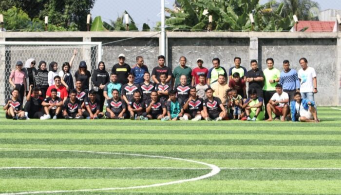 BRI BO Medan Thamrin Gelar Olahraga Bersama PT Terminal Peti Kemas