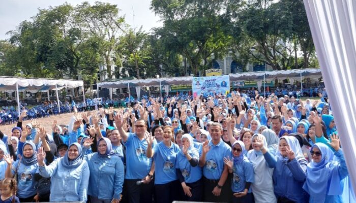 1000 Kader Kesehatan Meriahkan Gebyar Sehat Bersama Tim Penggerak PKK Kota Medan 2024