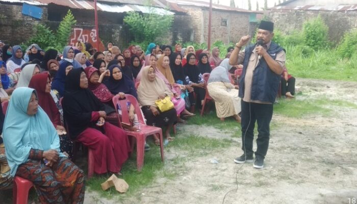 Penuh Keakraban, Rahudman Harahap Silaturahmi Dengan Ratusan Masyarakat Medan Tembung