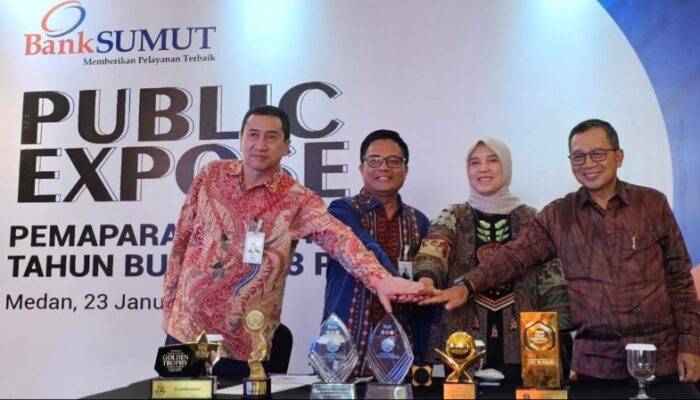 Laba Bank Sumut 2023 Rp740 M