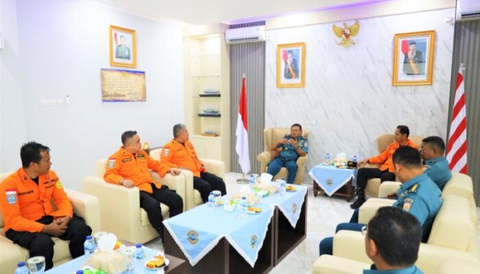 Danlantamal I Terima Kunker Kepala Basarnas Medan