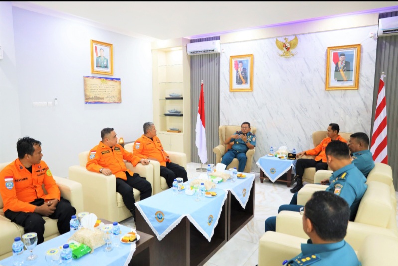 Danlantamal I Terima Kunker Kepala Basarnas Medan