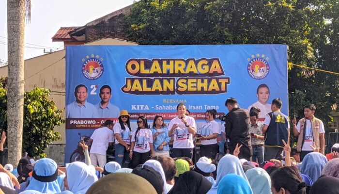 Gelar Jalan Sehat, Komunitas Indonesia Tionghoa Dukung Prabowo-Gibran Menang Satu Putaran