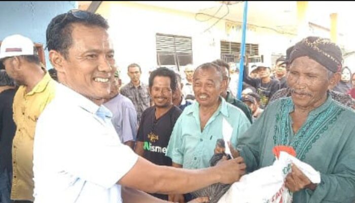 HNSI Medan Beri Sembako Dan Tali Asih Kepada Ratusan Nelayan Medan Utara