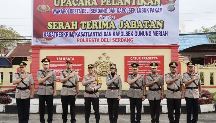 Juliani Prihartini Wakapolresta DS, Agustiawan Kasatreskrim Dan Budiono Kasatlantas