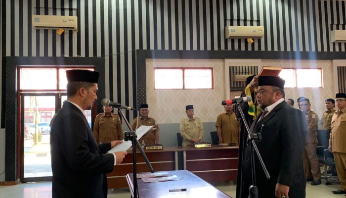 Pj Bupati Syakir Lantik Yusrizal Jadi Penjabat Sekdakab Agara