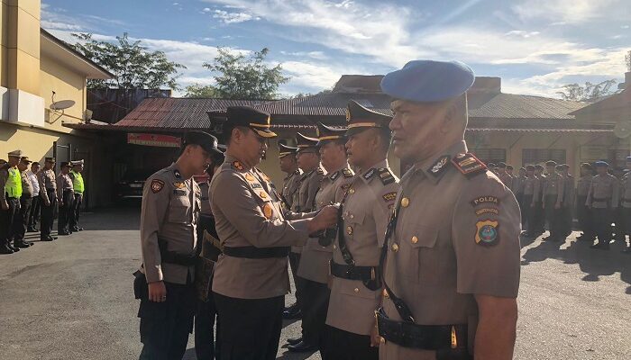 Sertijab Kabagren, Kasat Narkoba Dan Kasi Propam Polres Sibolga