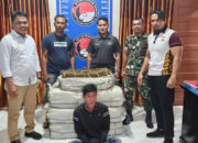 Kodim 0104/Atim Gagalkan Penyelundupan 75 Kg Ganja Di Peunaron