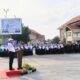 Kanwil Kemenag Aceh menggelar apel dalam rangka Hari Amal Bhakti (HAB) Ke-78 di UPT Asrama Haji Banda Aceh, Rabu (03/01/24). (Waspada/T.Mansursyah)