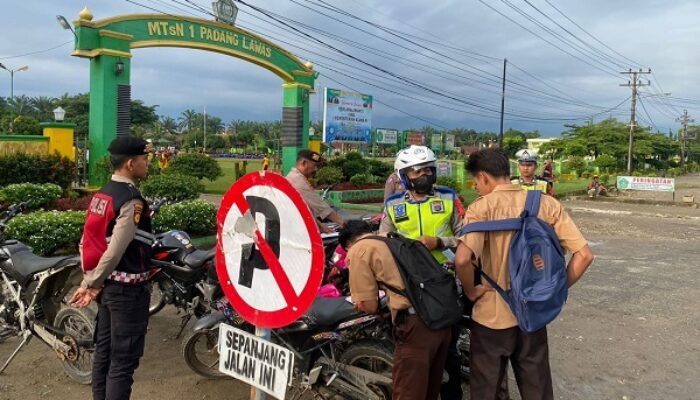Polres Palas Amankan Puluhan Sepeda Motor Knalpot Brong