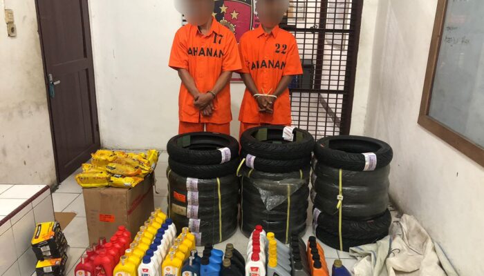 Dua Terduga Pembongkar Bengkel Hafis Motor Berhasil Diringkus
