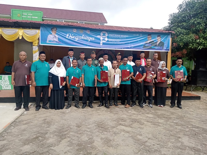 Upacara Hari Amal Bhakti Ke-78 Berjalan Khidmat Di Agara Upacara Hari Amal Bhakti Ke-78 Berjalan Khidmat Di Agara