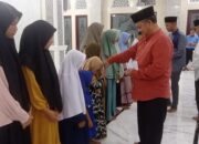 Ketua DPRK Aceh Tamiang Syukuran Santuni Anak Yatim