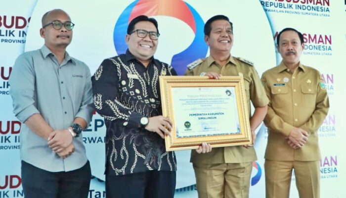 Pemkab Simalungun Peringkat 2 Penilaian Kepatuhan Penyelenggaraan Pelayanan Publik Se-Sumut
